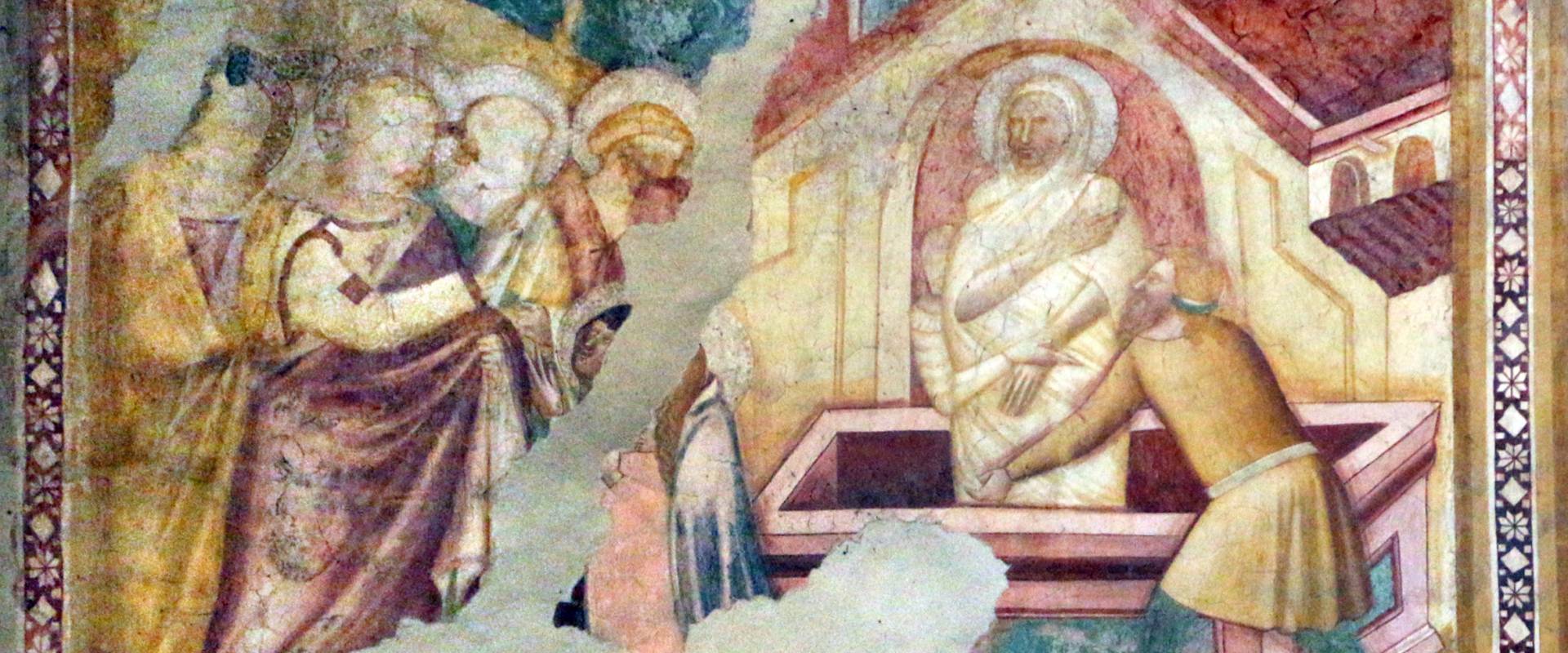 Scuola bolognese, ciclo dell'abbazia di pomposa, 1350 ca., nuovo testamento, 10 resurrezione di lazzaro photo by Sailko